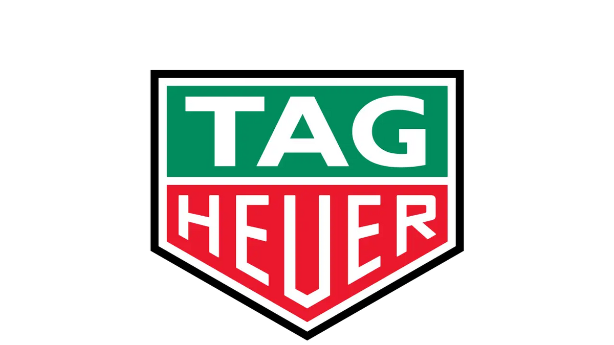Tag Heuer logo on a white background