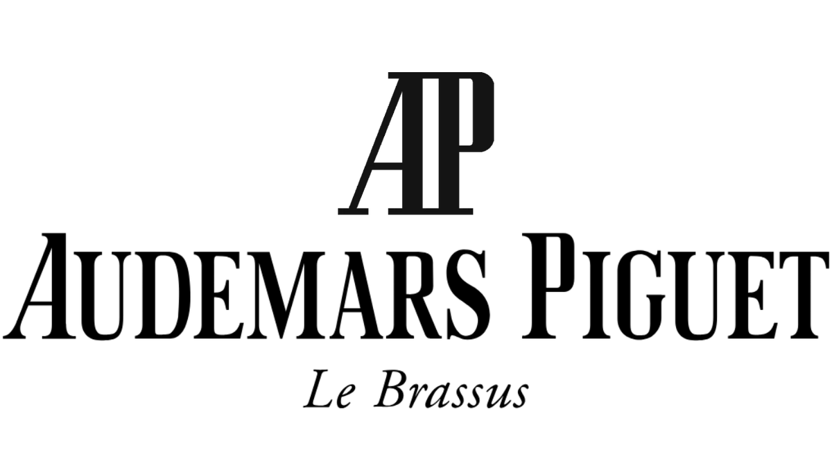 Audemars Piguet Le Brassus logo in black serif typography on a solid white background.