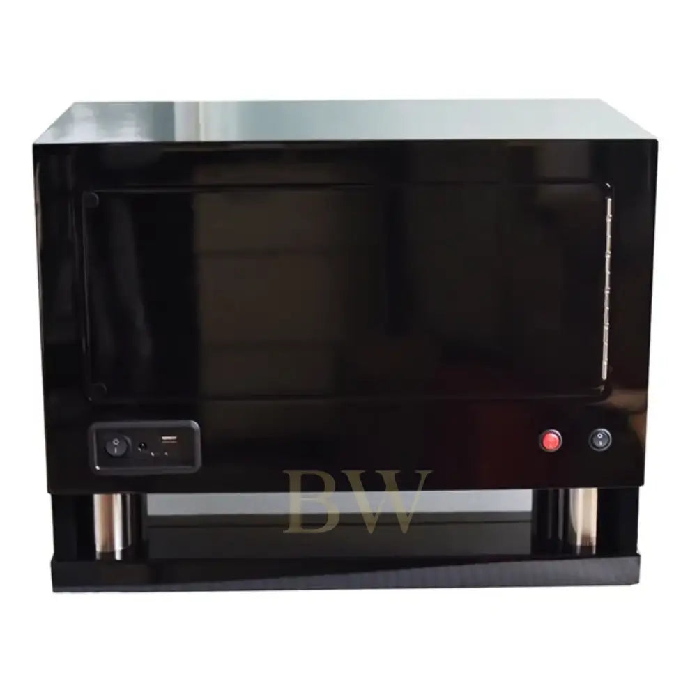 Black watch winder backside on a white background