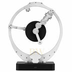 Mechanical watch winder with gears on a white background