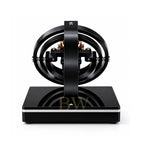Black and silver mechanical watch winder for automatic watches.