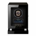 Luxury Black watch winder with a Richard Mille inside.