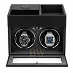 Watch Winder Station with double luxury watch Cartier and Tissot rotating